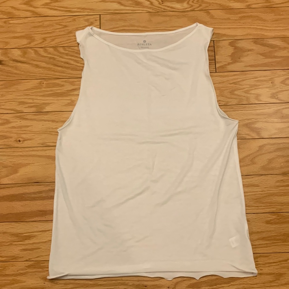Athleta White Workout Tank
